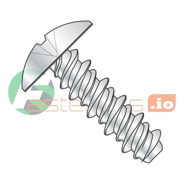 Newport Fasteners Thread Cutting Screw, #8 x 1/2 in, Zinc Plated Steel Truss Head Phillips Drive, 10000 PK 276897